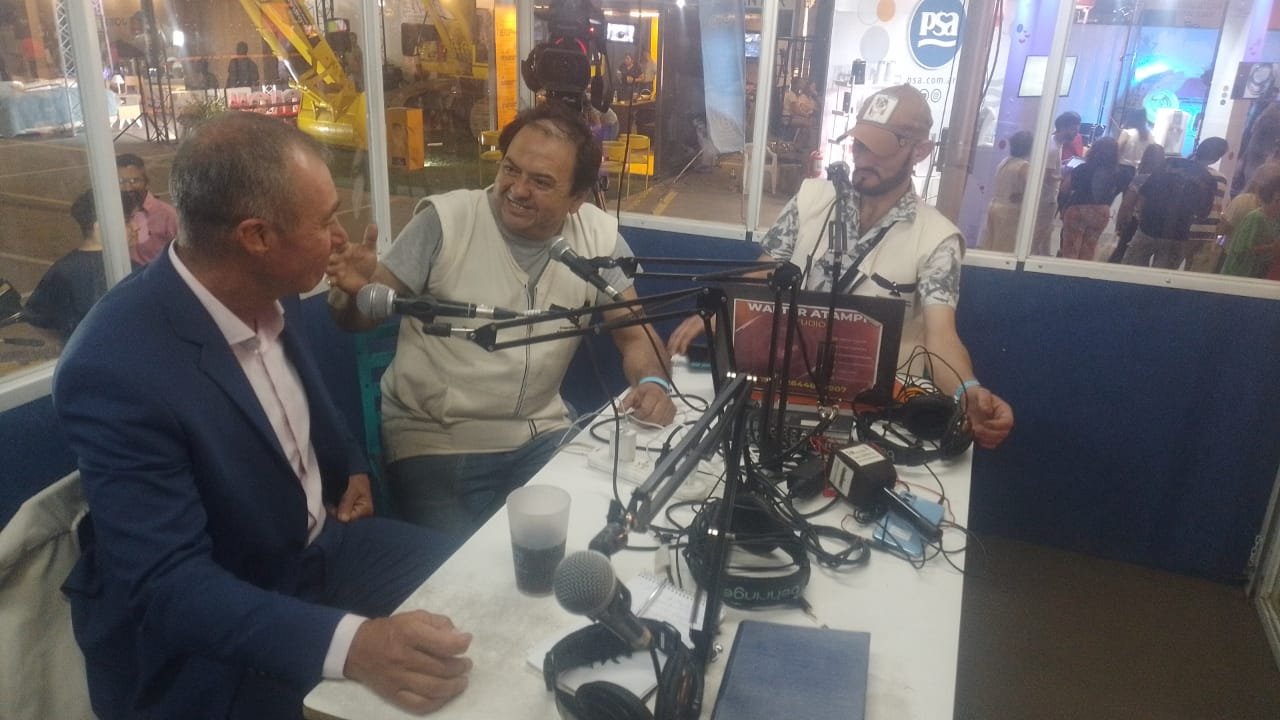 Fabián Martín: “Estamos muy felices que miles de sanjuaninos hayan podido venir a disfrutar y esperamos que todo salga bien.”