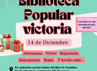 Biblioteca Popular Victoria, realiza feria con Microemprendedores
