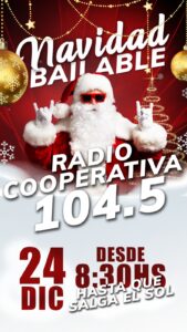 VIVILA JUNTO A NOSOTROS….. FM COOPERATIVA 104.5