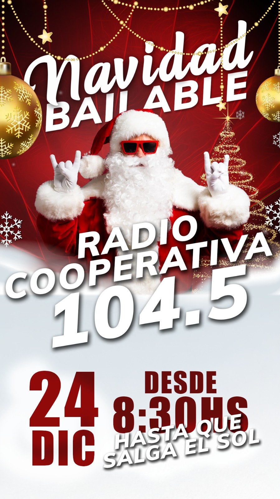 VIVILA JUNTO A NOSOTROS….. FM COOPERATIVA 104.5