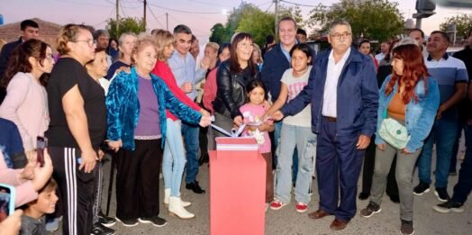 Una transitada arteria junto con otros cinco lugares ya tienen su nueva iluminación Led en Chimbas .
