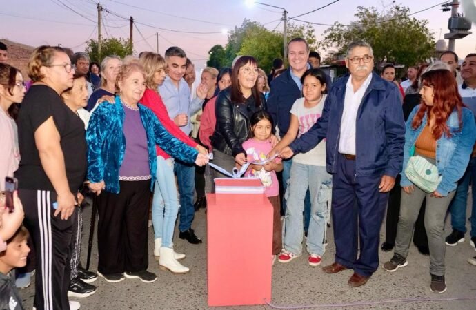 Una transitada arteria junto con otros cinco lugares ya tienen su nueva iluminación Led en Chimbas .