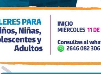 Rawson abre inscripciones gratuitas para más de 30 talleres artísticos