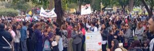 Conflicto docente: paro, marcha, reclamos salariales y tensión con el Gobierno