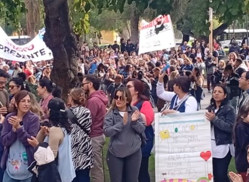 Conflicto docente: paro, marcha, reclamos salariales y tensión con el Gobierno